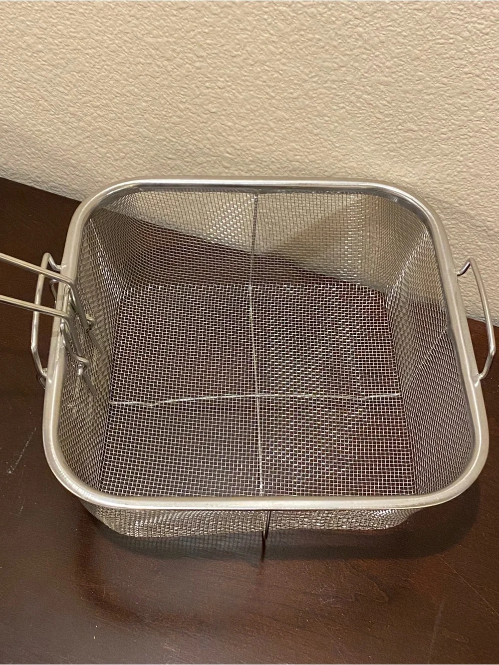 Copper Chef 9”x9” Stainless Steel Square Fry Basket with Removable Handle NEW
